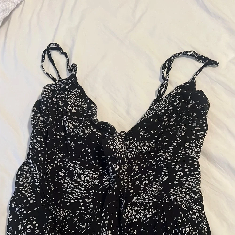 Garage Black and White Mini Dress - Picture 3 of 4